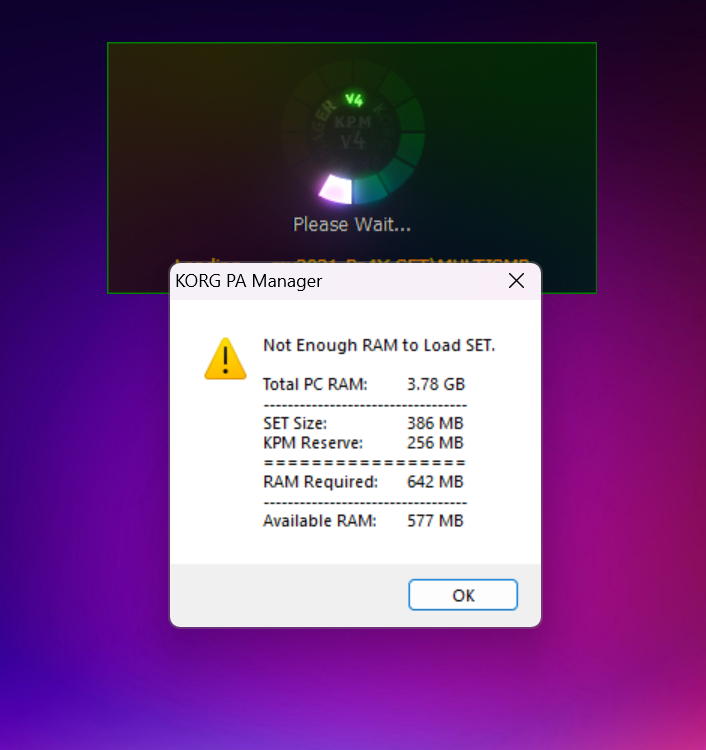 KPM- Not Enough RAM memory.png